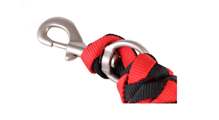 corde de plomb tresse cheval braid horse lead rope