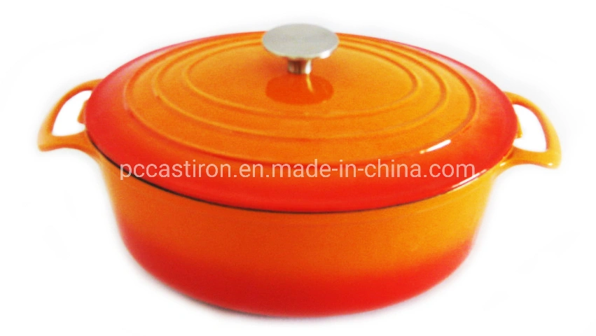 Dia: 20 3qt Porcelain Cast Iron Cocotte Manufacturer From China