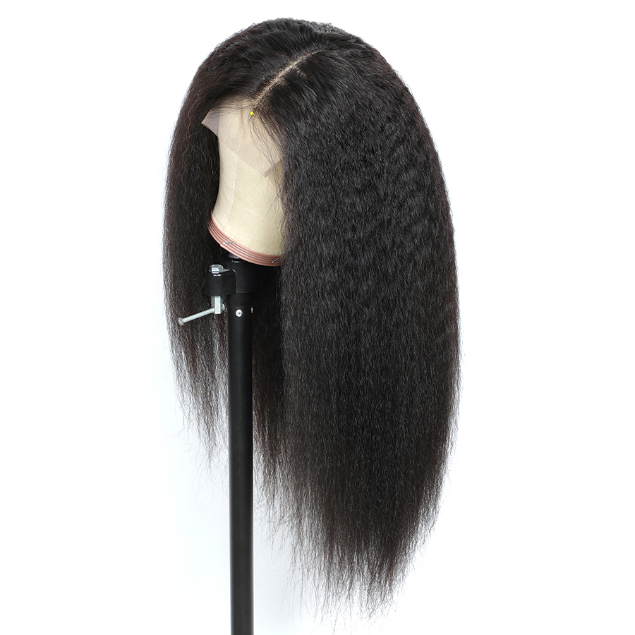 Lace Frontal Human Hair Wigs for Black Women Remy Brazilian Kinky Curly Lace Front Wig