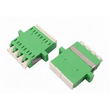 LC APC to LC APC Fiber Optic Adapter - Singlemode Quad Internal Flip Adaptor