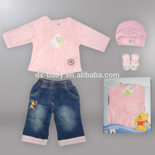 baby clothes 5 pcs / set Baby Layette Gift Set, 0-3 Months Winnie the Pooh emb