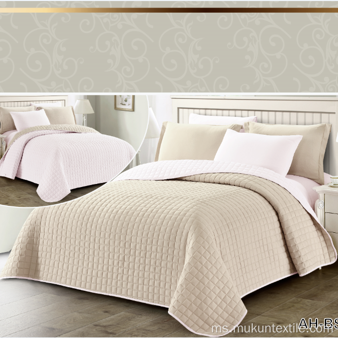 Set tempat tidur bedspread yang indah mewah yang indah