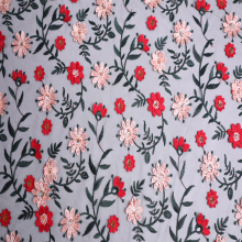 3D Multicolor Sequin Embroidery Fabric For Woman Dress