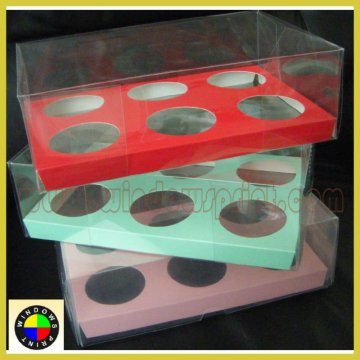 Clear cupcake take out boxes