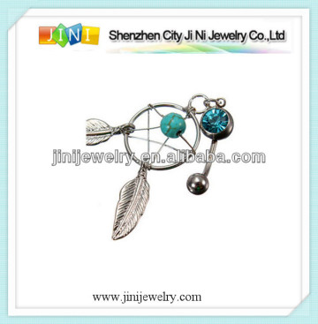 handmade belly button ring