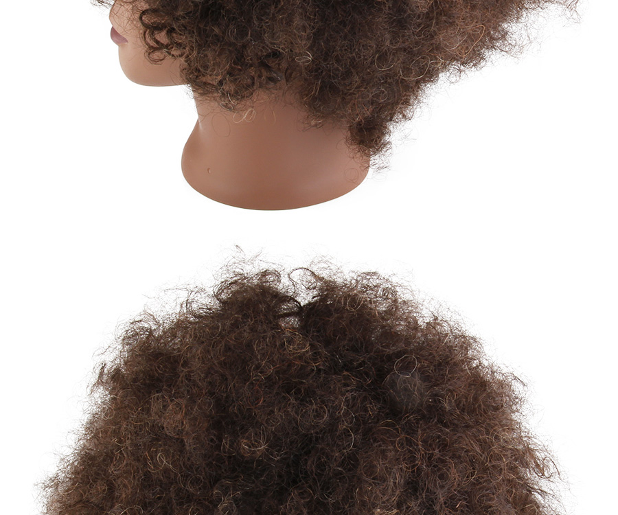 Alileader Wholesale African Female Cheap Mannequin Head Afro Training Mannequin Head