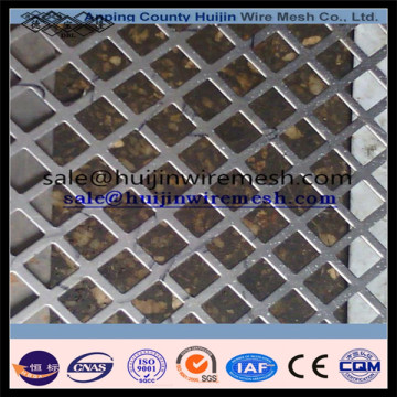 Diamond hole perforated metal mesh/diamond hole perforated metal mesh Anping factory