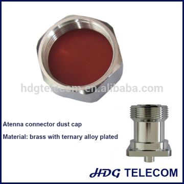 DIN Female Connector Dust Cap, antenna connector dust cap with chain