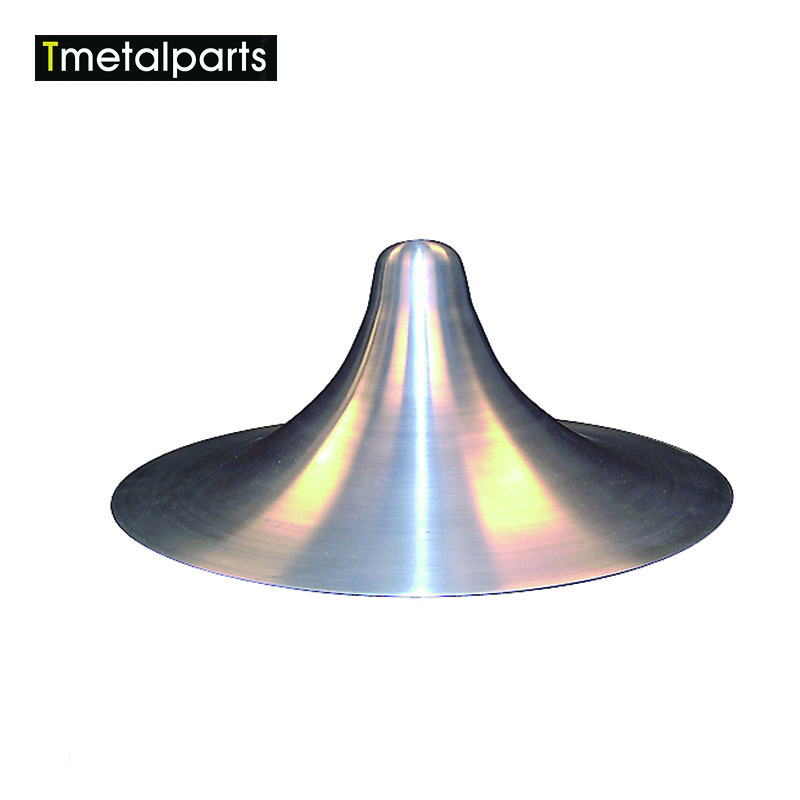 China high quality fabricated stainless steel aluminum brass metal spinning products