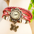 Popular Girls Classical Leather Band Wristwatches