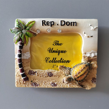 Dominican Republic Fridge Magnets Tourist Souvenir Decorative Punta Cana Refrigerator Stickers Picture Photo Frame Home Decor