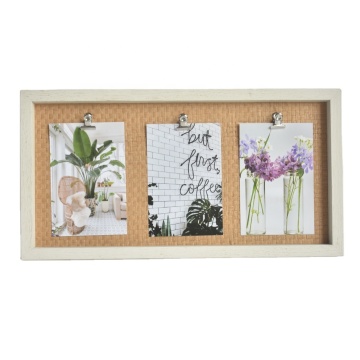 Modern White Wooden Wall Photo Picture Frames: Stylish New Design Wall Hanging