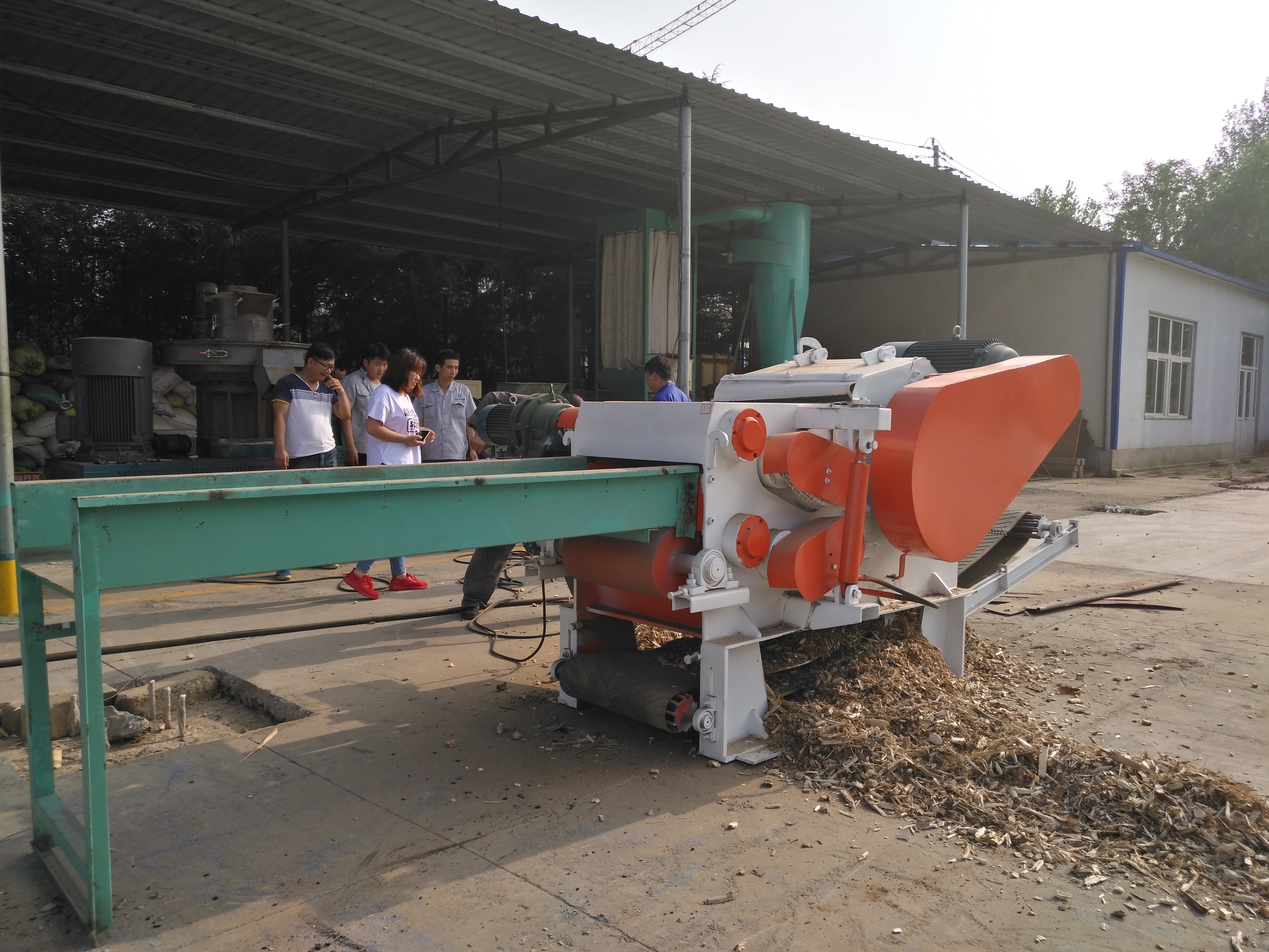 Drum Type Wood Chipping Machine