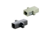 MTRJ Fiber Optic Adapter For FTTH , CATV Networks , Plastic