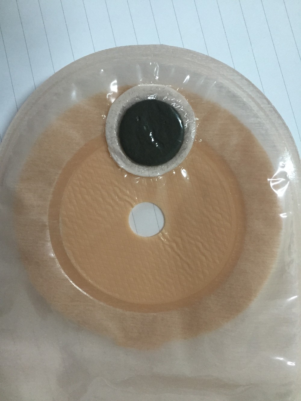 Low price disposable one piece drainable opaque colostomy bag