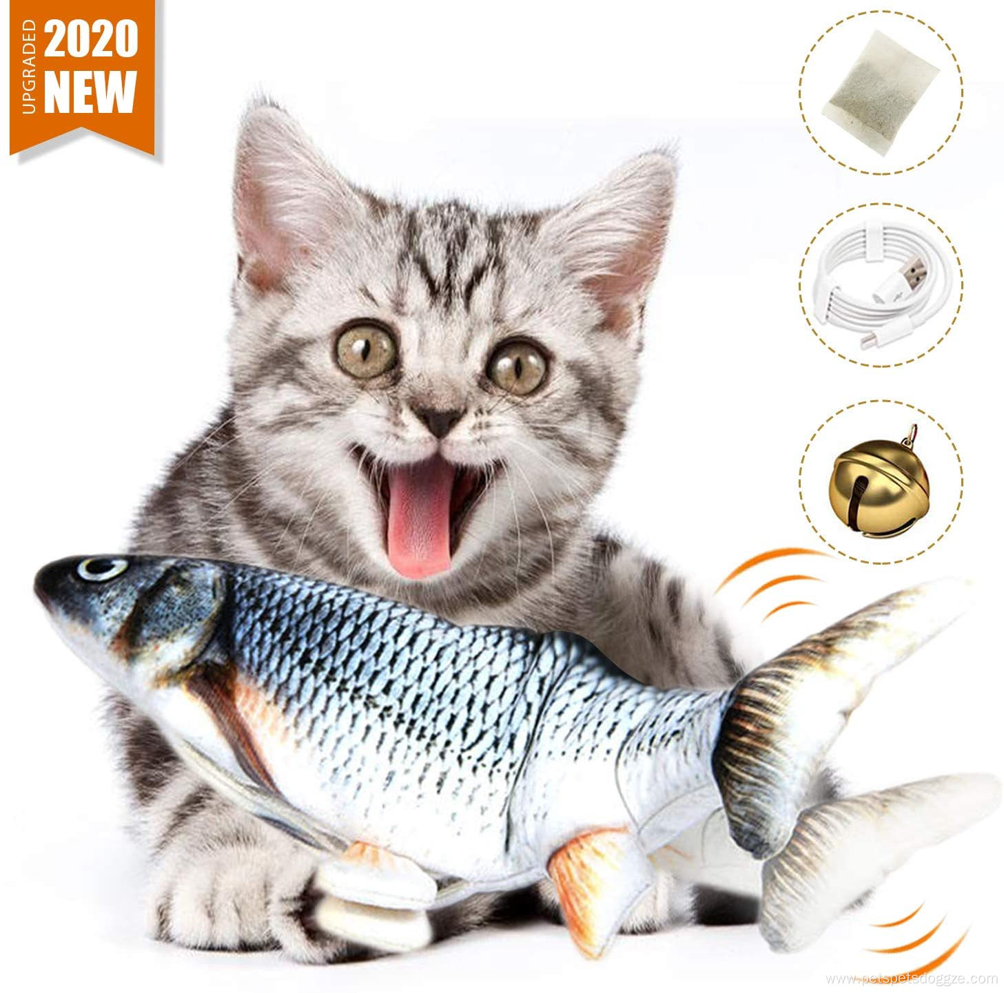 Fish toy for cat electric cat fish toy