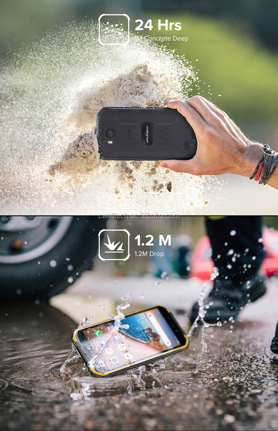 Ulefone Armor X6 Global Version 5 Inch IP68 IP69K Waterproof POC SOS Unlocked telefon android