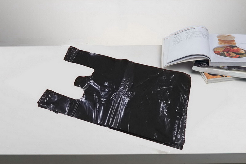 Small Clear Plastic Bags Vest Grocery Tote Custom Printed Packaging Bag