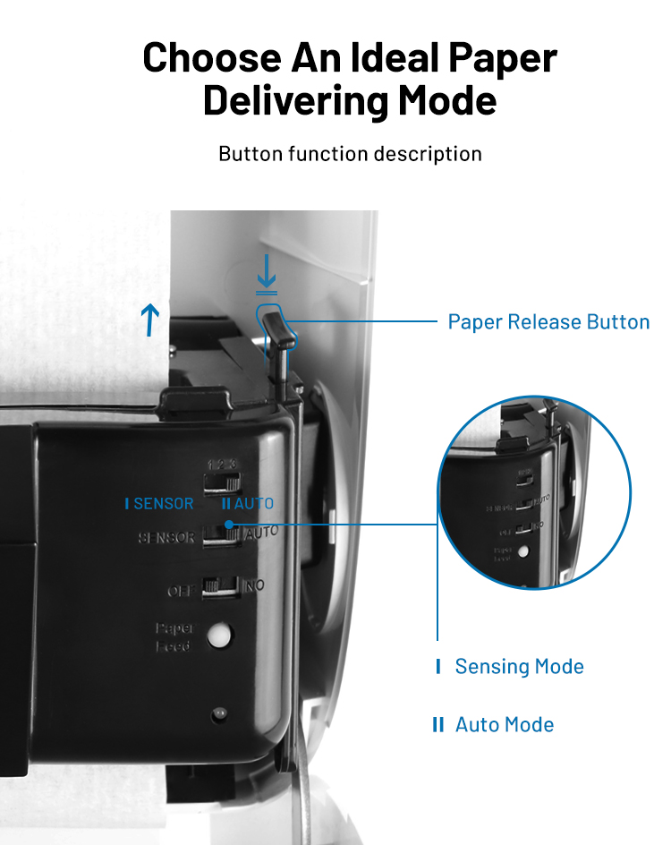 FQ-002 ABS paper holder tissue dispenser sensor paper dispenser heavy duty paper towel dispenser