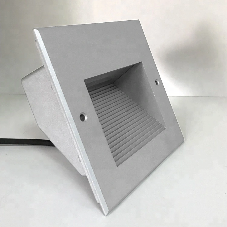 3W IP65 Square LED Recessed Wall Step Light with Ce RoHS