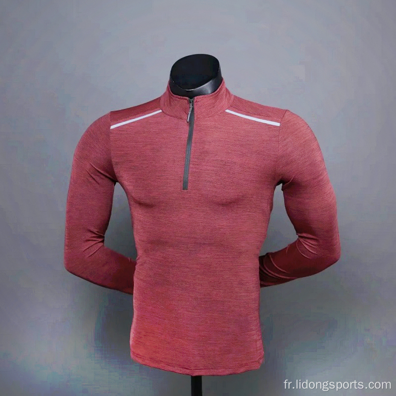 Été Fitness Gym Vêtements Custom Mens Hommes Manches longues Entraînement Vêtements Sport Gym Vêtements pour hommes