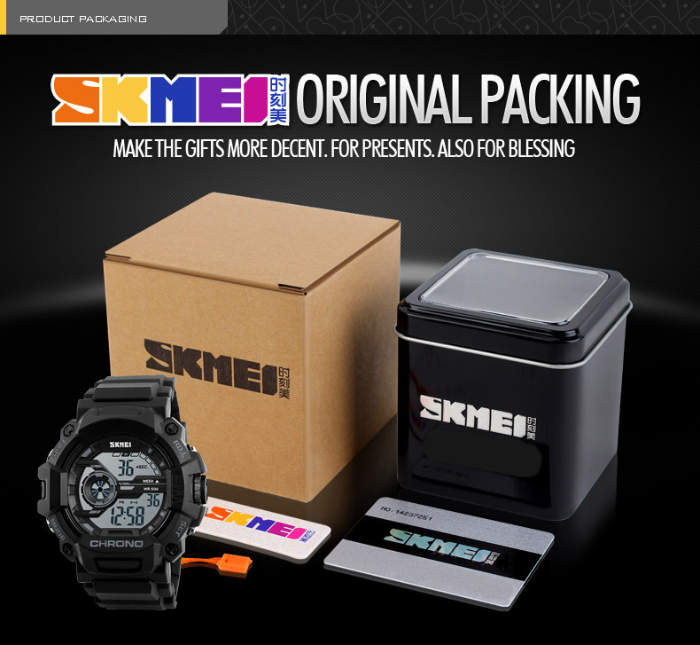 camouflage Plastic Skmei 1233 men's military watches