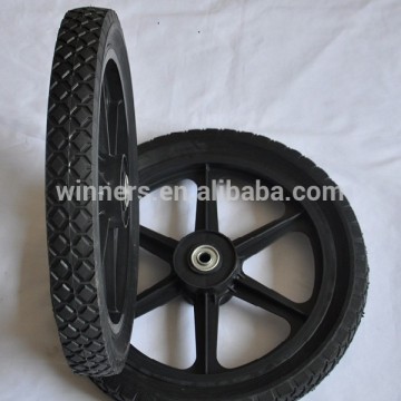 14 solid rubber plastic cart spoke wheel