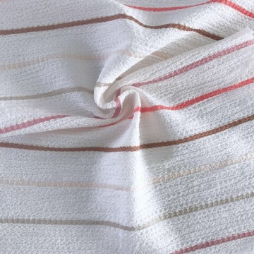 Maglia jacquard a righe ondulate