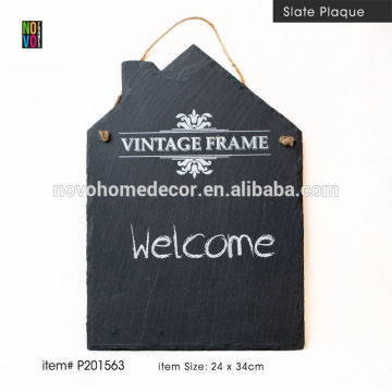 Decorative vintage welcom frame plaque with sayings