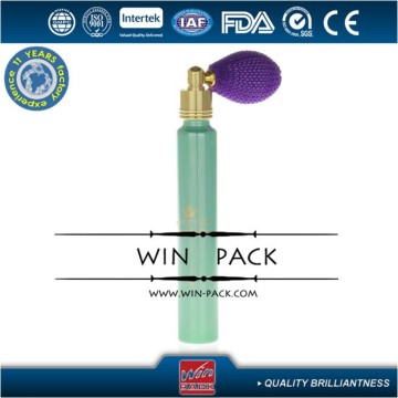 15ml green gasbag bottle with purple color gasbag sprayer, colored gasbag bottle manufacturer