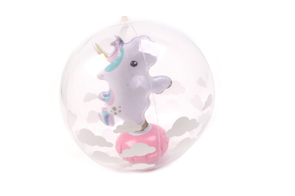 Aufblasbarer Wasserball mit 3D-Tier im Inneren