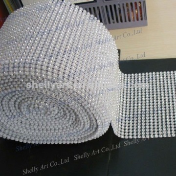 24lines sew on rhinestone mesh plastic rhinestone mesh trimming crystal rhinestone net mesh