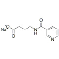 부 탄산, 4-[(3- 피리 디닐 카르 보닐) 아미노]-, 나트륨 염 (1 : 1) CAS 62936-56-5