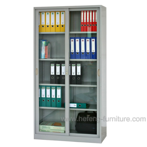 Modern Glass Bookcase