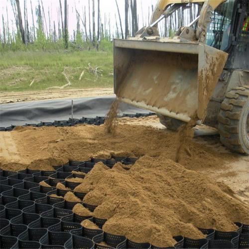 HDPE Geocell Price Black White Ground Drotway Grid