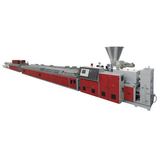 Wpc Plastic Profile Extrusion Line For Wood - Plastic Composites Profile