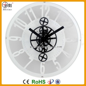 Mktime Glass Wall Clock Modern Wall Clock