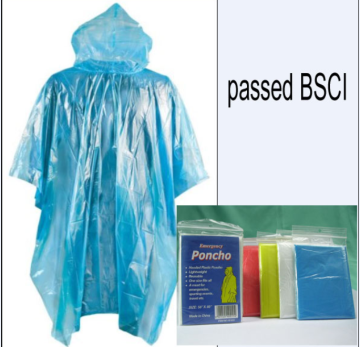 wholesale disposable pe raincoats poncho