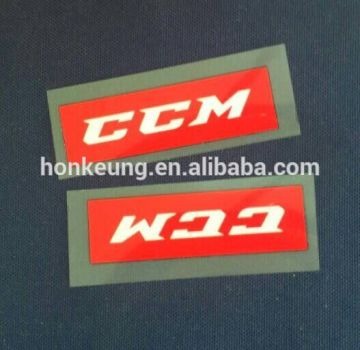 China washable heat transfer label stickers for garment, iron on transfer