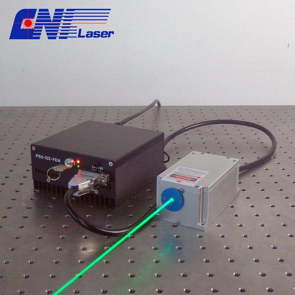 10mw 520nm laser hijau koheren panjang untuk holografi