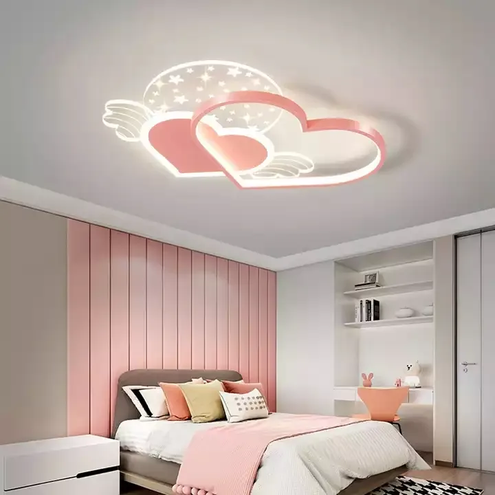 Stylish Pink LED Ceiling Light for Modern Home Decor