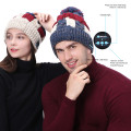 Berretto lavorato a maglia con cappello Bluetooth caldo invernale alla moda