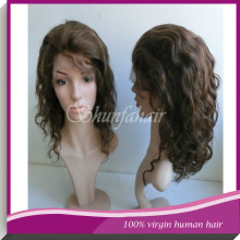 mono top machine wigs,2015 hot selling wig,100% remy hair full lace wig