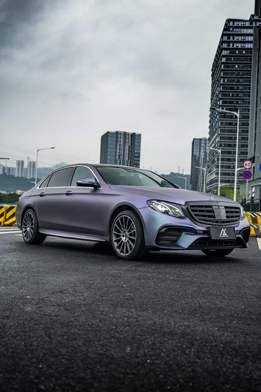 Capri Grey Purple Wrap Film