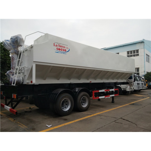 12000 gallon Xe đầu kéo vận chuyển thức ăn 2 trục