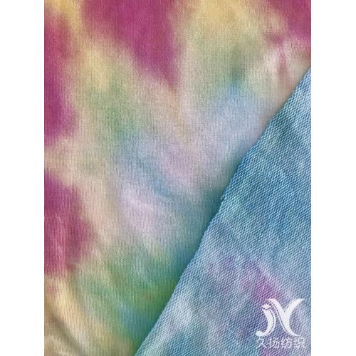 Tejido de felpa francesa Tie Dye