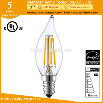 ilamptech Candle lamp wholesale, 270LM E14 led candle bulbs, 3W led candle light