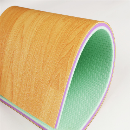 Binnen esdoorn houten oppervlak PVC basketbalvloeren