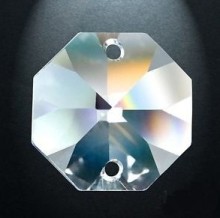 high quality machine cut 14mm crystal octagon beads