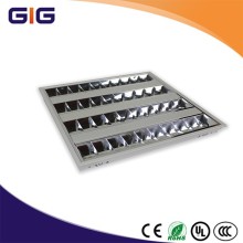 t5 anodised aluminum reflector perforated grid light fixture